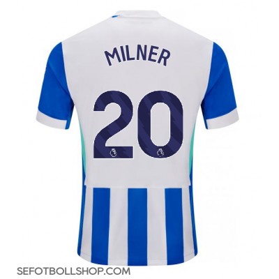 Billiga Brighton James Milner #20 Hemma fotbollskläder 2025-26 Kortärmad Billiga Brighton James Milner #20 Hemma fotbollskläder 2025-26 Kortärmad